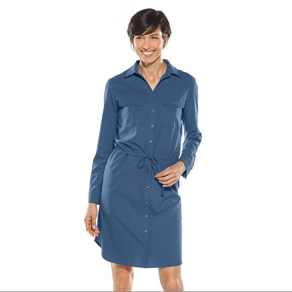 Coolibar Dresses & Skirts - Coolibro Travel Shirt Dress
